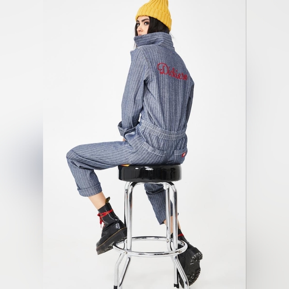 Dickies Denim - Dickies striped coveralls